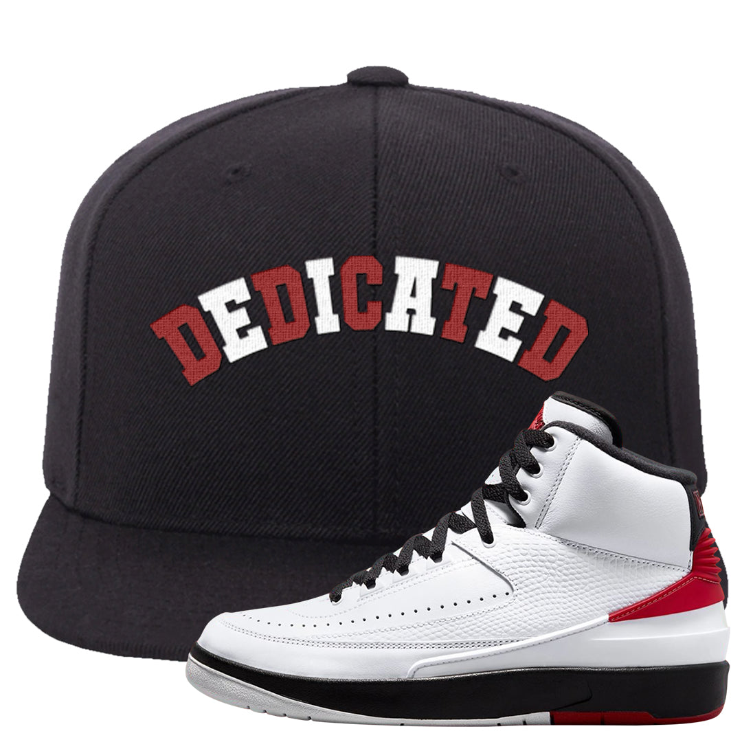 Chicago 2s Snapback Hat | Dedicated, Black