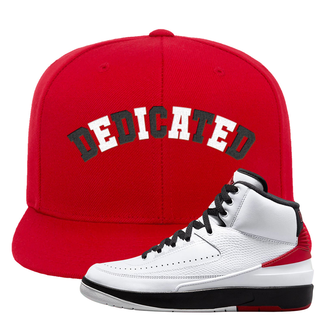 Chicago 2s Snapback Hat | Dedicated, Red