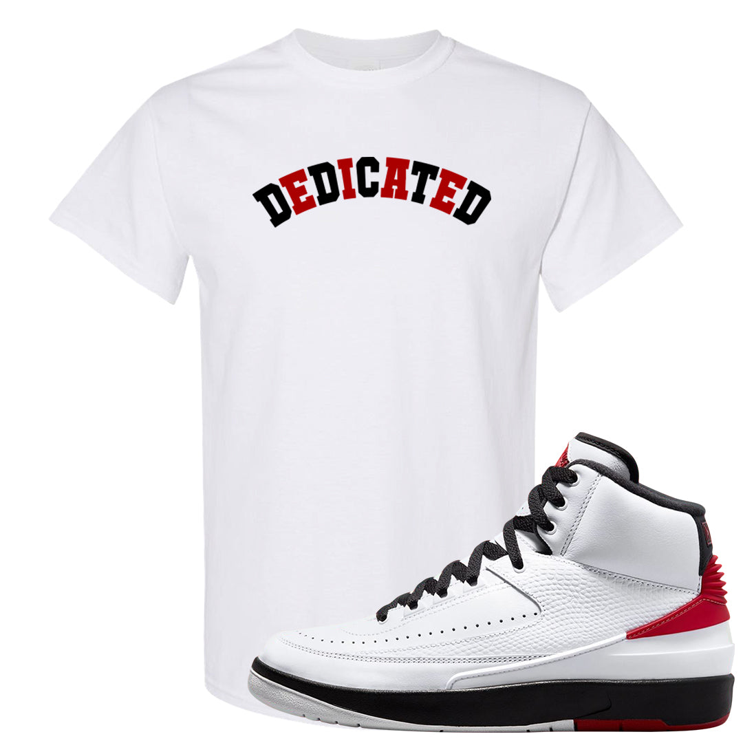 Chicago 2s T Shirt | Dedicated, White