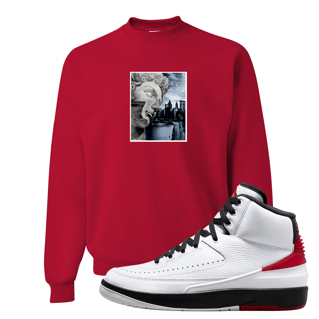 Chicago 2s Crewneck Sweatshirt | Miguel, Red