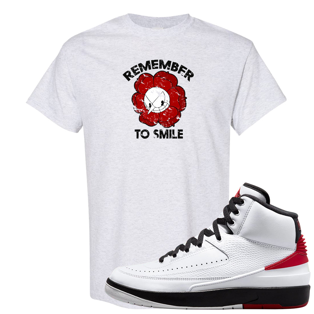 Chicago 2s T Shirt | Remember To Smile, Ash