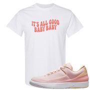 Craft Atmosphere Low 2s T Shirt | All Good Baby, White
