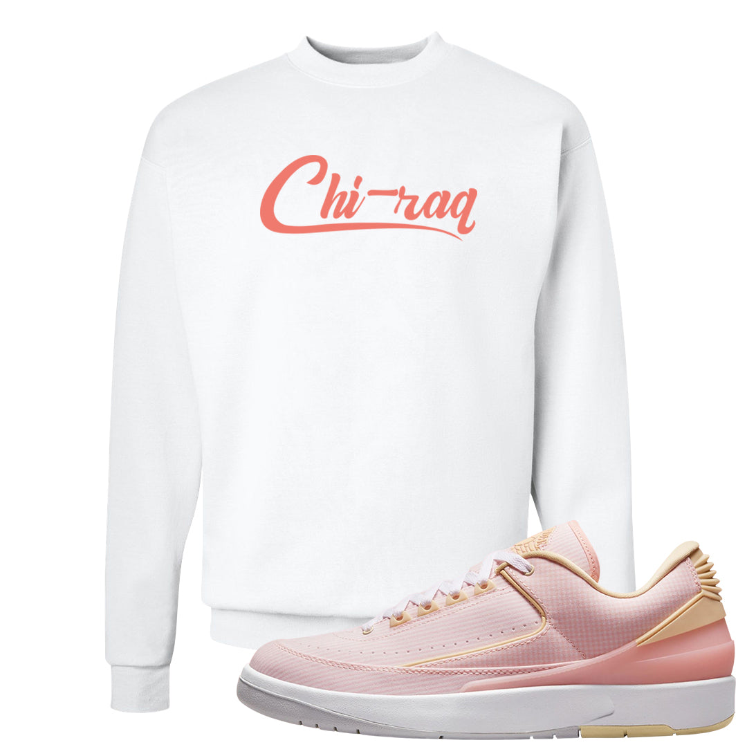 Craft Atmosphere Low 2s Crewneck Sweatshirt | Chiraq, White