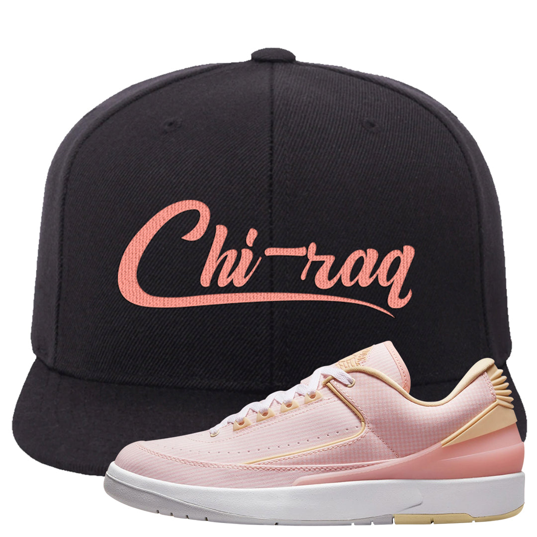 Craft Atmosphere Low 2s Snapback Hat | Chiraq, Black