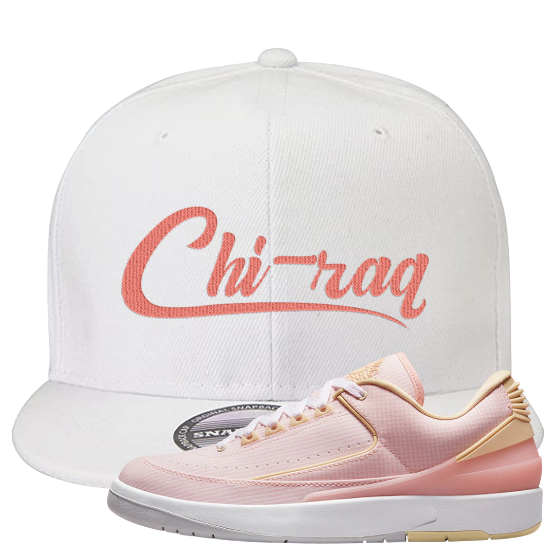 Craft Atmosphere Low 2s Snapback Hat | Chiraq, White