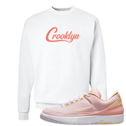 Craft Atmosphere Low 2s Crewneck Sweatshirt | Crooklyn, White