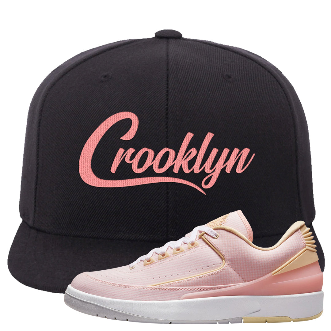 Craft Atmosphere Low 2s Snapback Hat | Crooklyn, Black