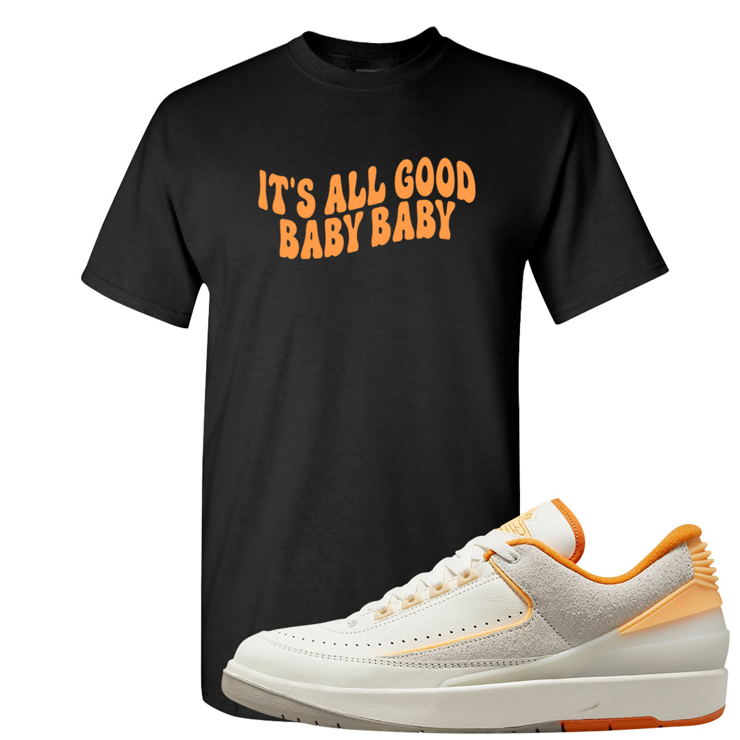 Melon Tint Low Craft 2s T Shirt | All Good Baby, Black