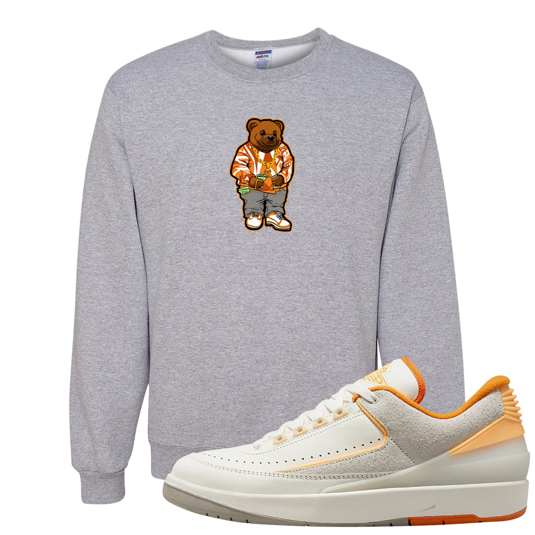 Melon Tint Low Craft 2s Crewneck Sweatshirt | Sweater Bear, Ash