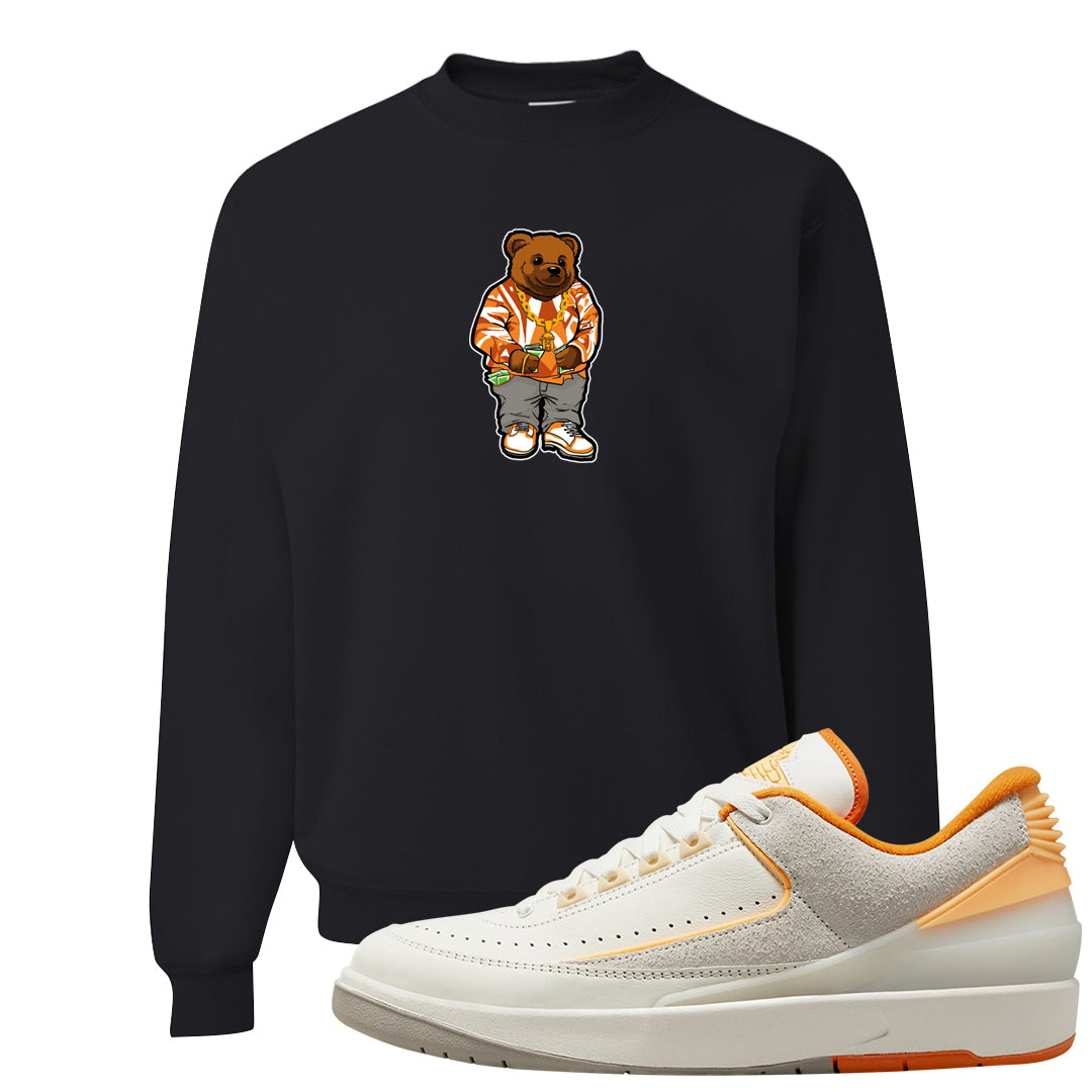 Melon Tint Low Craft 2s Crewneck Sweatshirt | Sweater Bear, Black