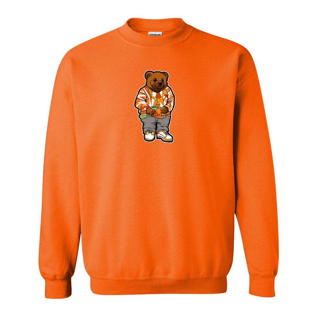 Melon Tint Low Craft 2s Crewneck Sweatshirt | Sweater Bear, Safety Orange