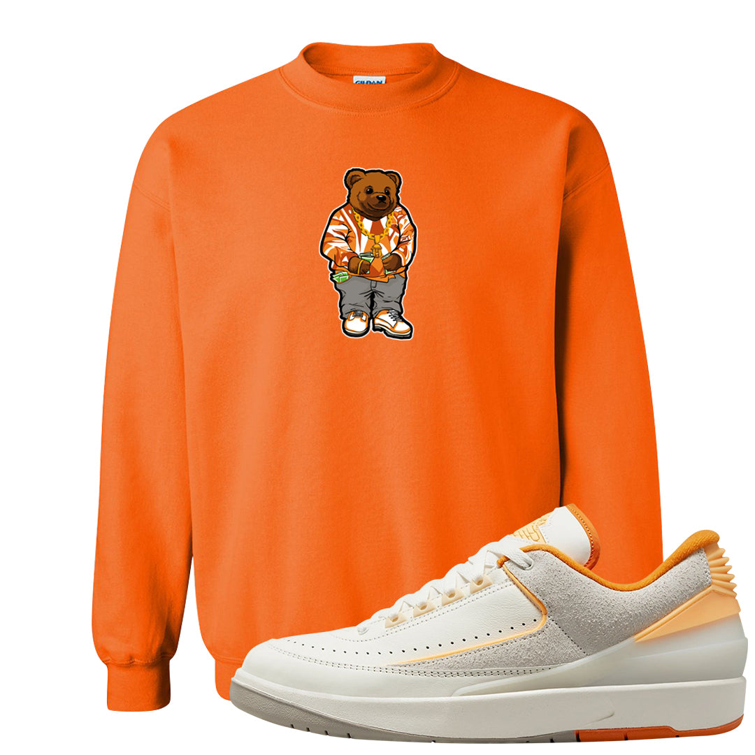 Melon Tint Low Craft 2s Crewneck Sweatshirt | Sweater Bear, Safety Orange