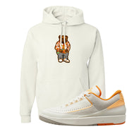 Melon Tint Low Craft 2s Hoodie | Sweater Bear, White
