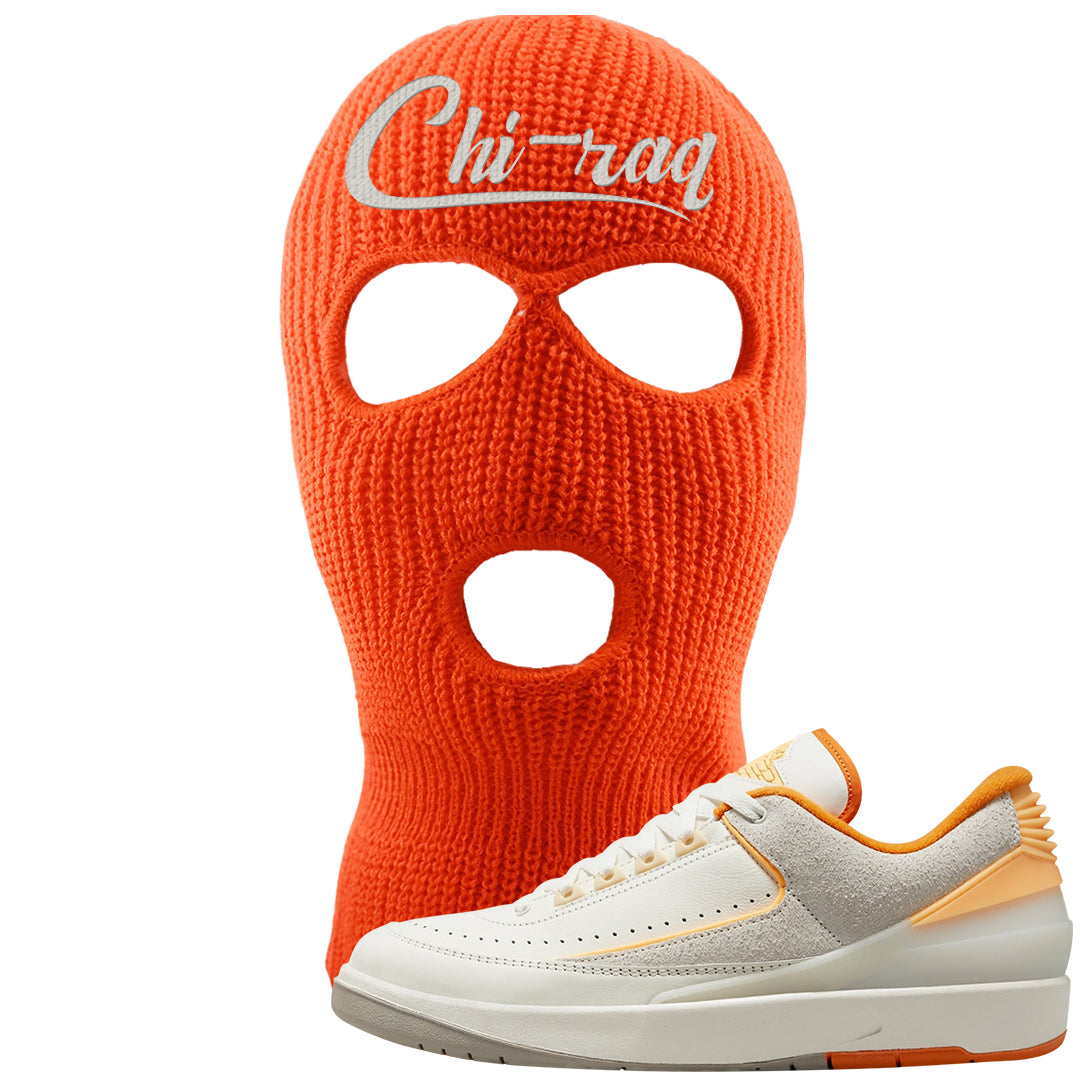 Melon Tint Low Craft 2s Ski Mask | Chiraq, Orange