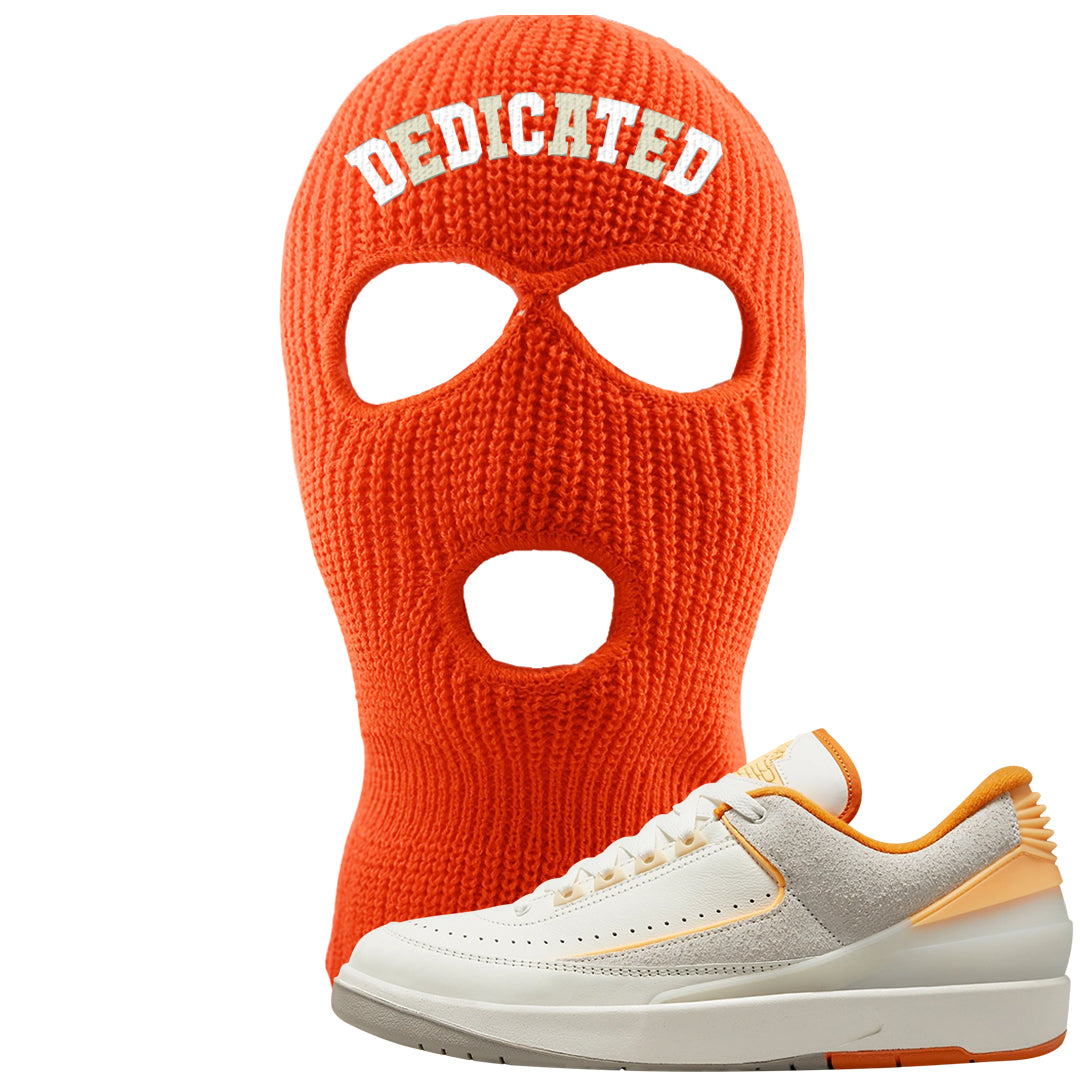 Melon Tint Low Craft 2s Ski Mask | Dedicated, Orange