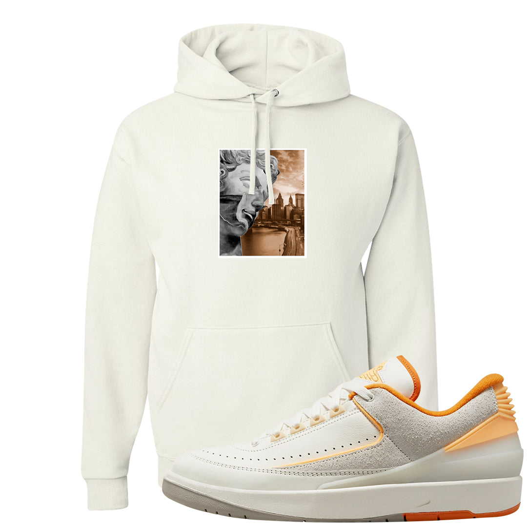 Melon Tint Low Craft 2s Hoodie | Miguel, White