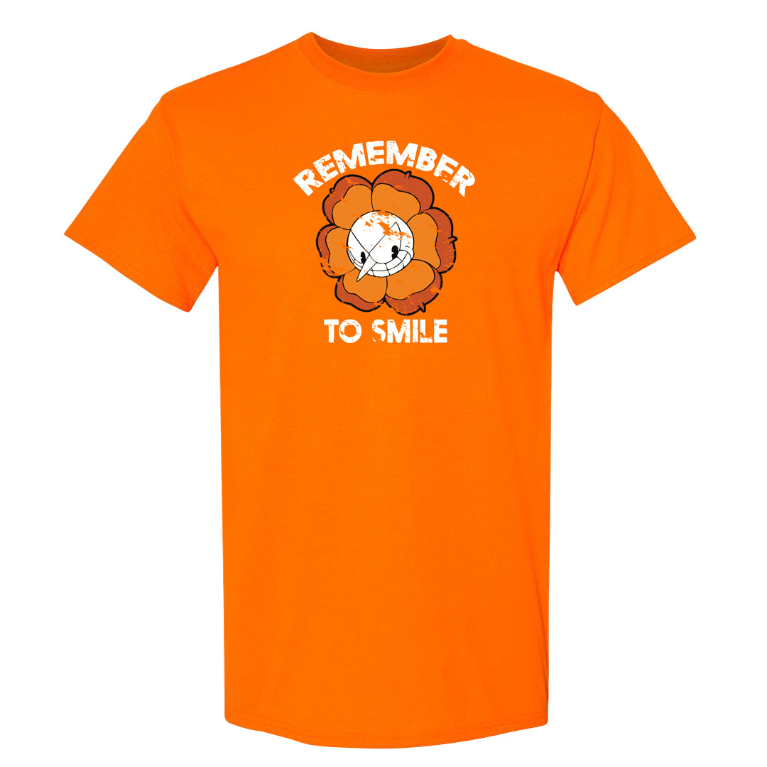 Melon Tint Low Craft 2s T Shirt | Remember To Smile, Safety Orange