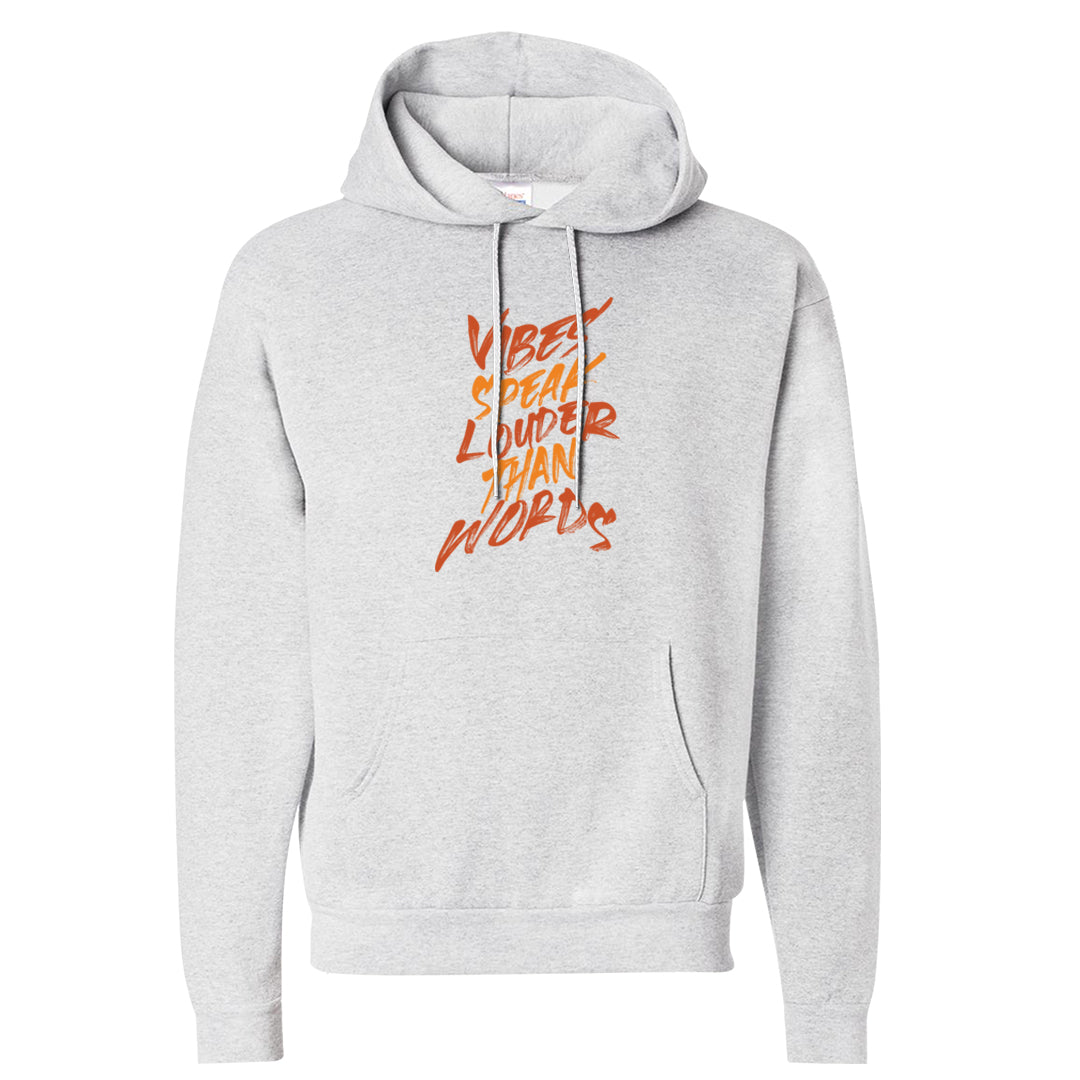 Melon Tint Low Craft 2s Hoodie | Vibes Speak Louder Than Words, Ash