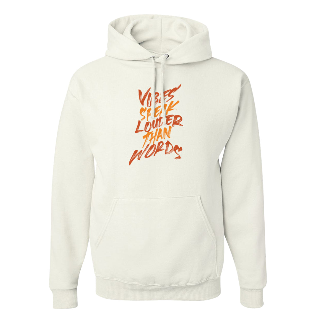 Melon Tint Low Craft 2s Hoodie | Vibes Speak Louder Than Words, White