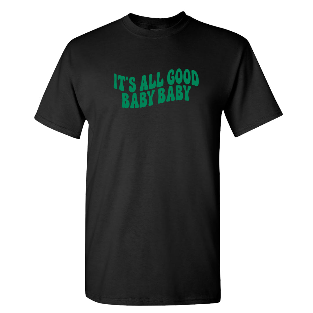 Lucky Green 2s T Shirt | All Good Baby, Black