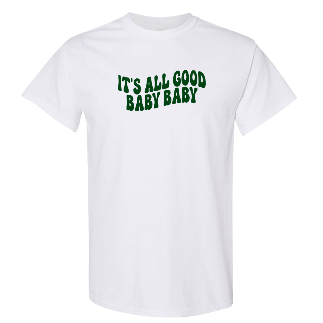 Lucky Green 2s T Shirt | All Good Baby, White
