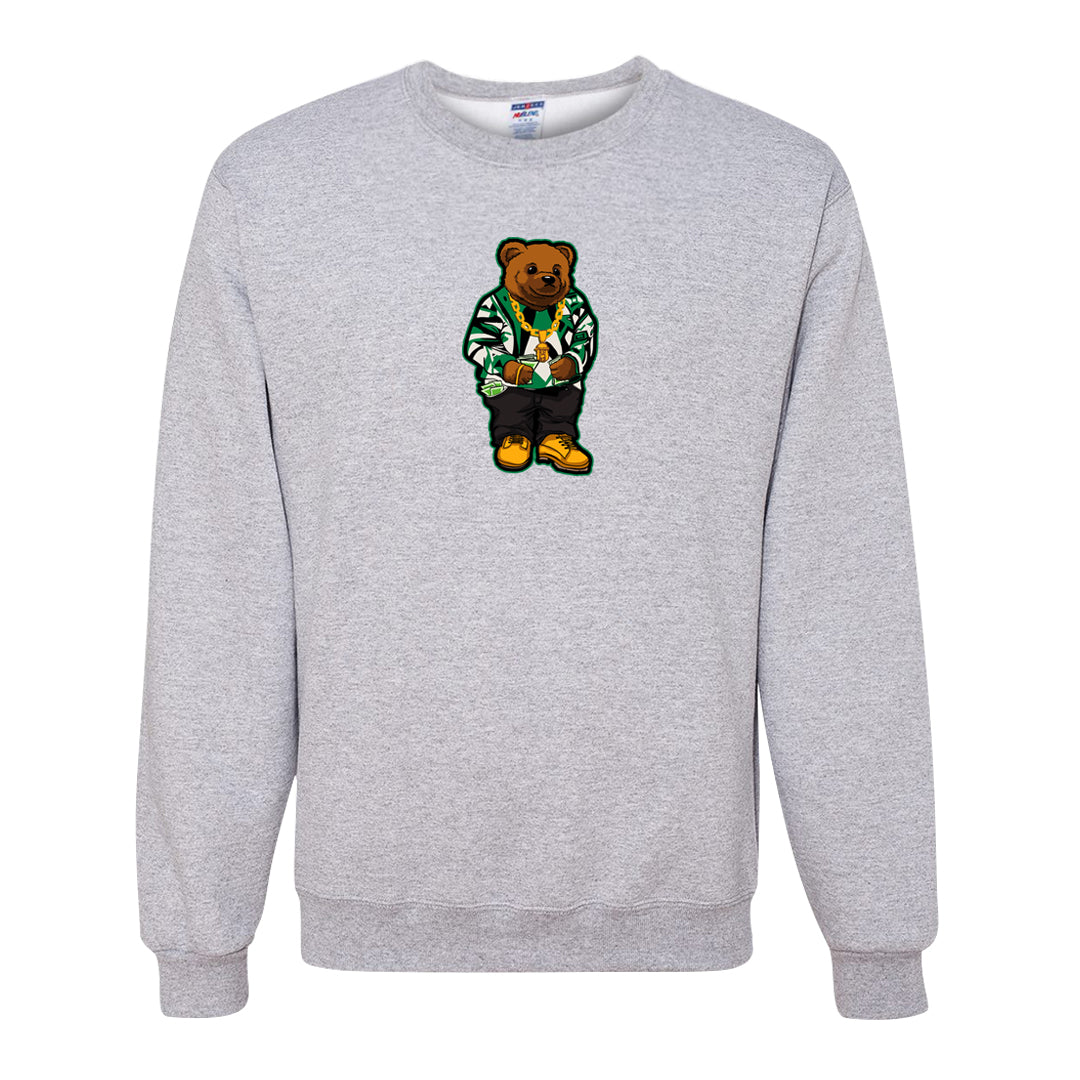 Lucky Green 2s Crewneck Sweatshirt | Sweater Bear, Ash