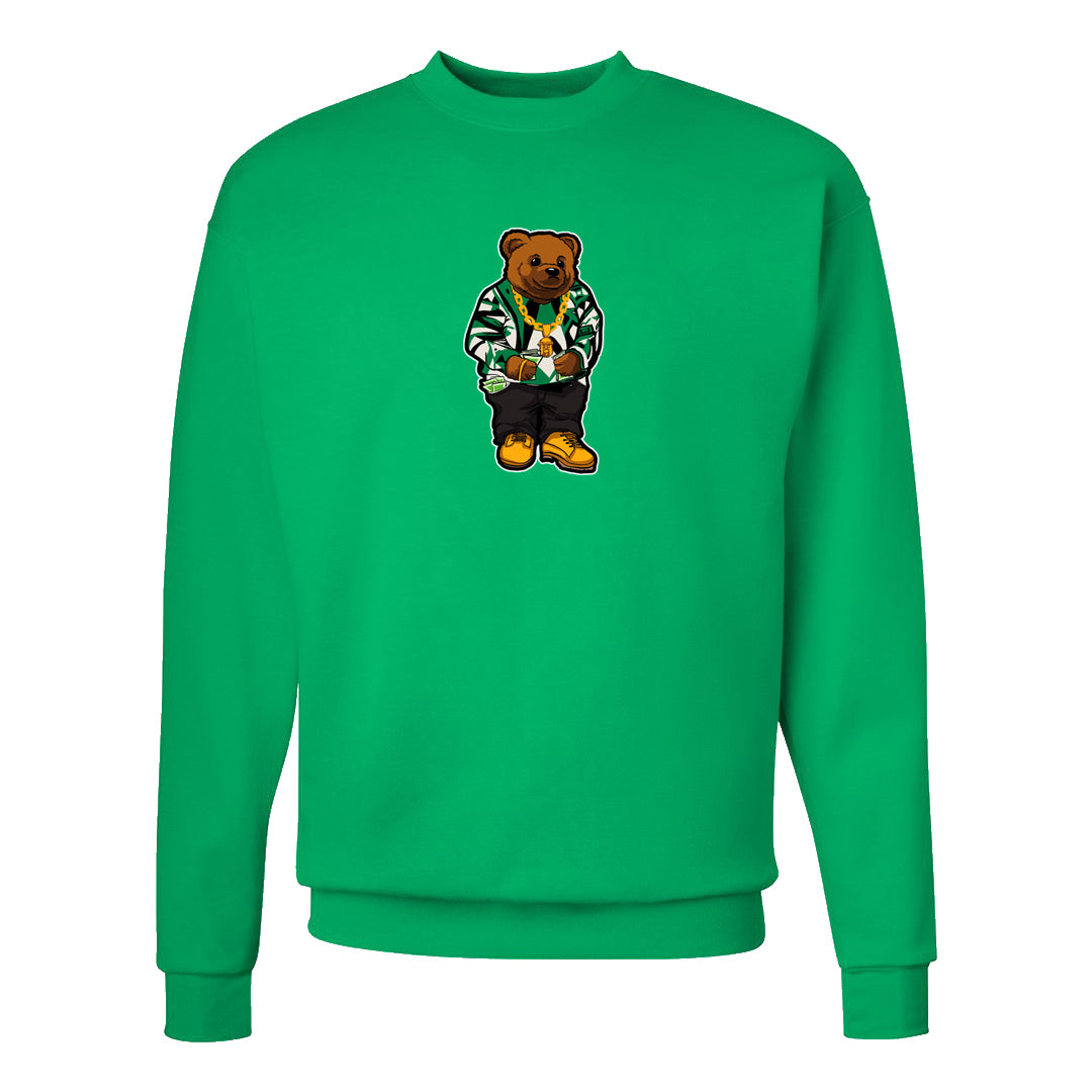 Lucky Green 2s Crewneck Sweatshirt | Sweater Bear, Kelly Green