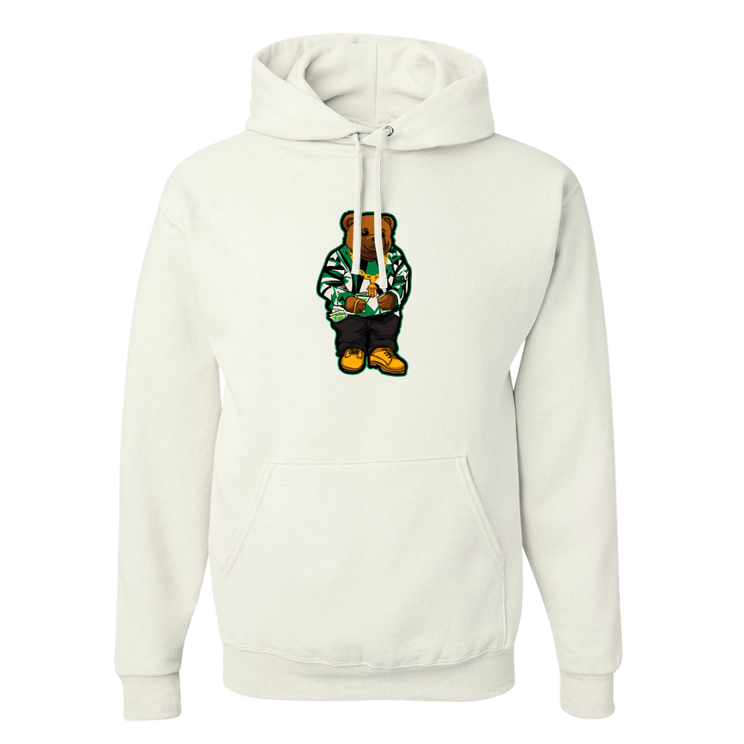 Lucky Green 2s Hoodie | Sweater Bear, White