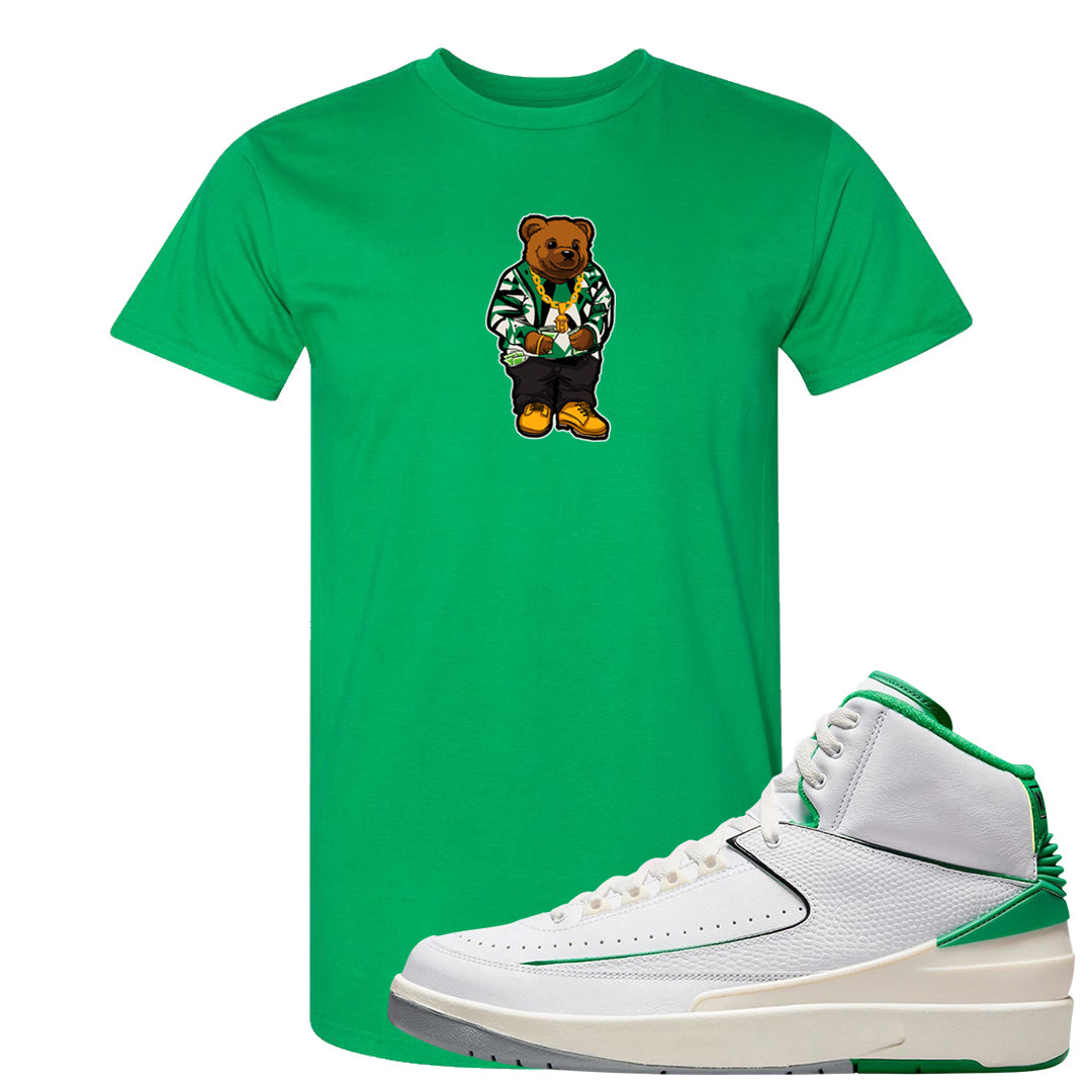 Lucky Green 2s T Shirt | Sweater Bear, Kelly Green