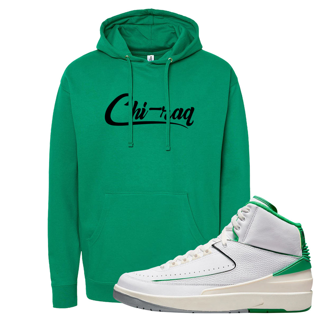 Lucky Green 2s Hoodie | Chiraq, Kelly Green