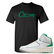 Lucky Green 2s T Shirt | Chiraq, Black