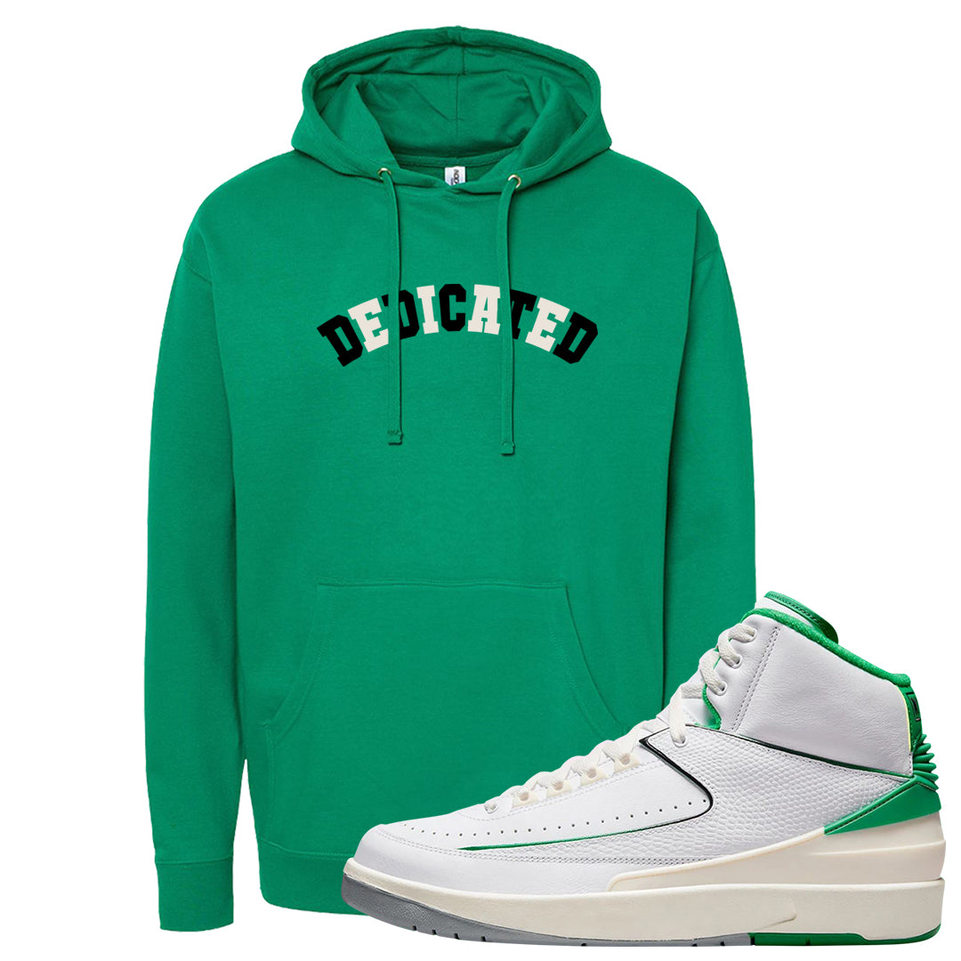 Lucky Green 2s Hoodie | Dedicated, Kelly Green