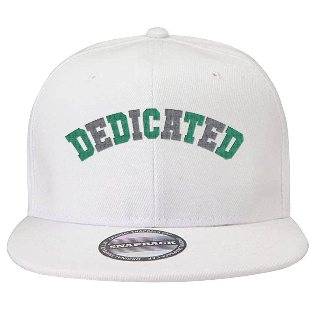 Lucky Green 2s Snapback Hat | Dedicated, White