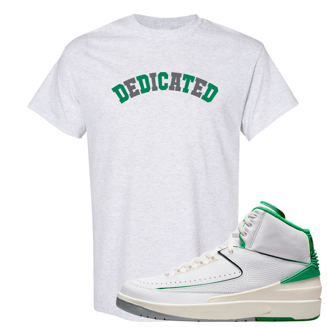 Lucky Green 2s T Shirt | Dedicated, Ash