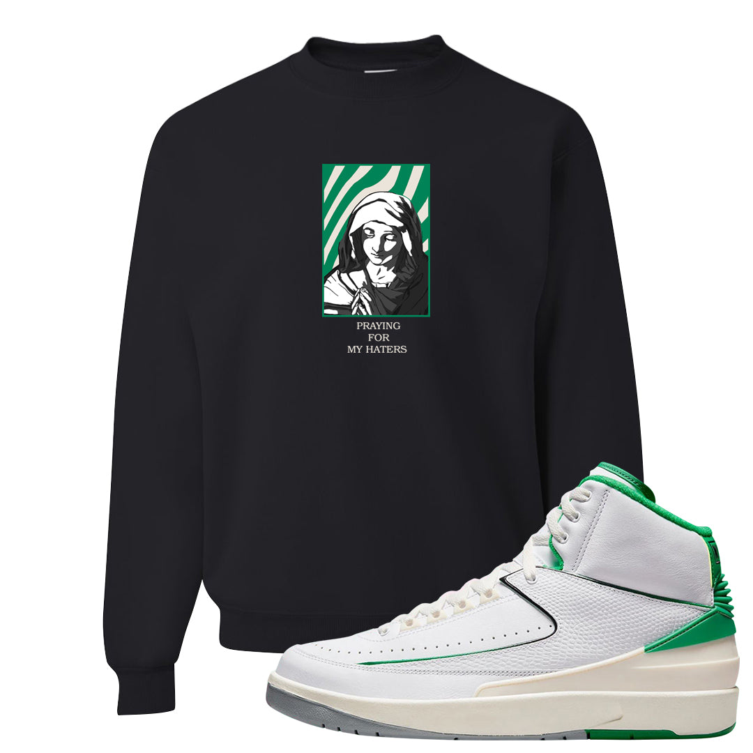 Lucky Green 2s Crewneck Sweatshirt | God Told Me, Black