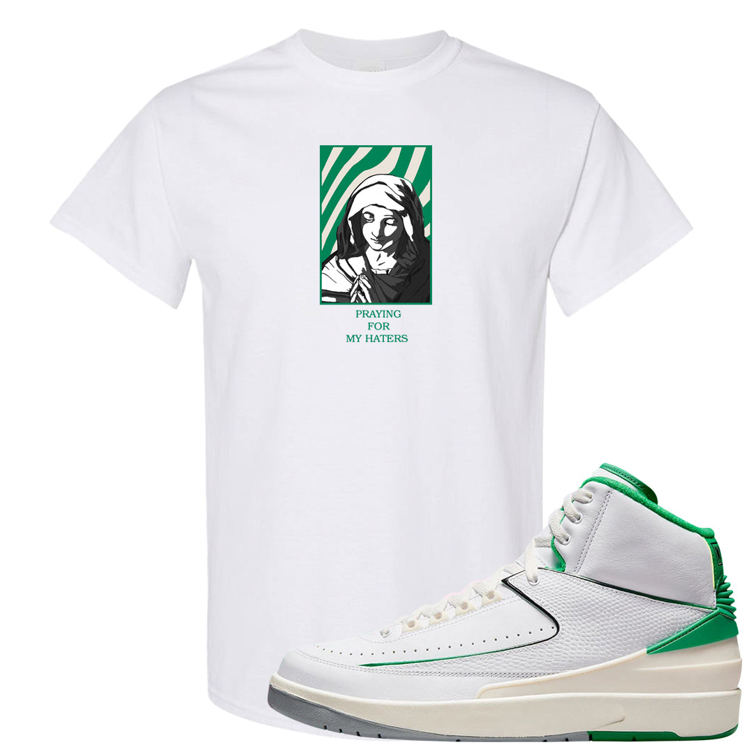 Lucky Green 2s T Shirt | God Told Me, White