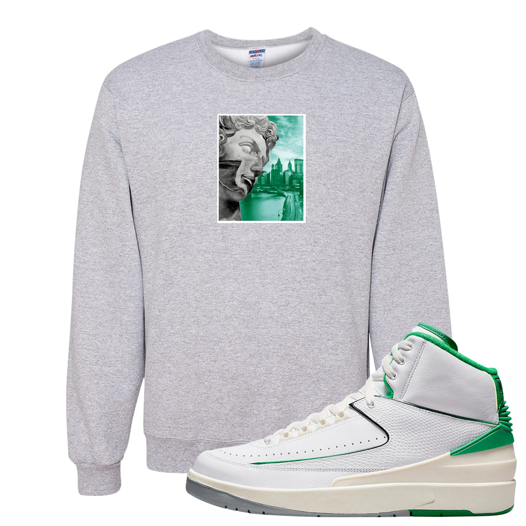 Lucky Green 2s Crewneck Sweatshirt | Miguel, Ash