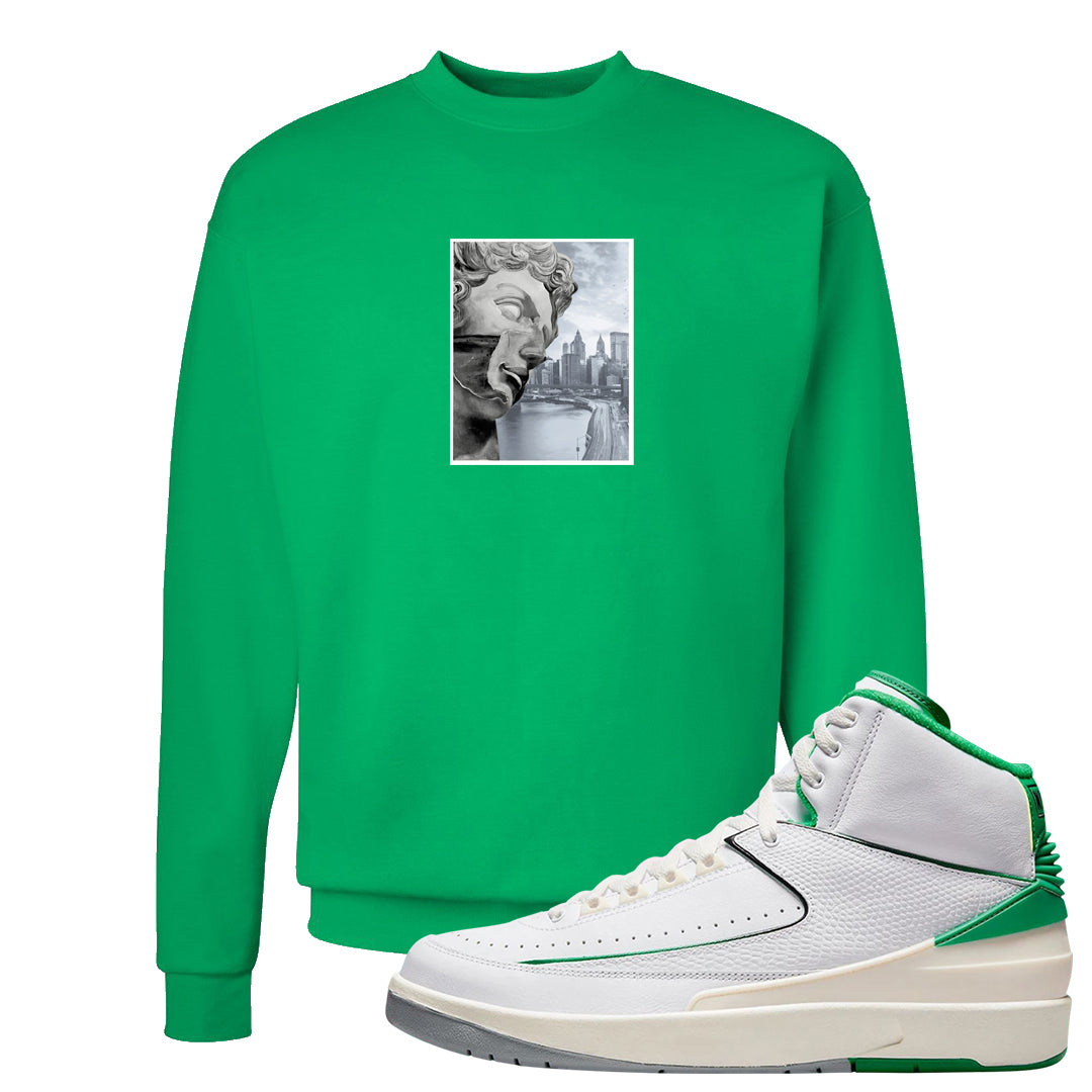 Lucky Green 2s Crewneck Sweatshirt | Miguel, Kelly Green