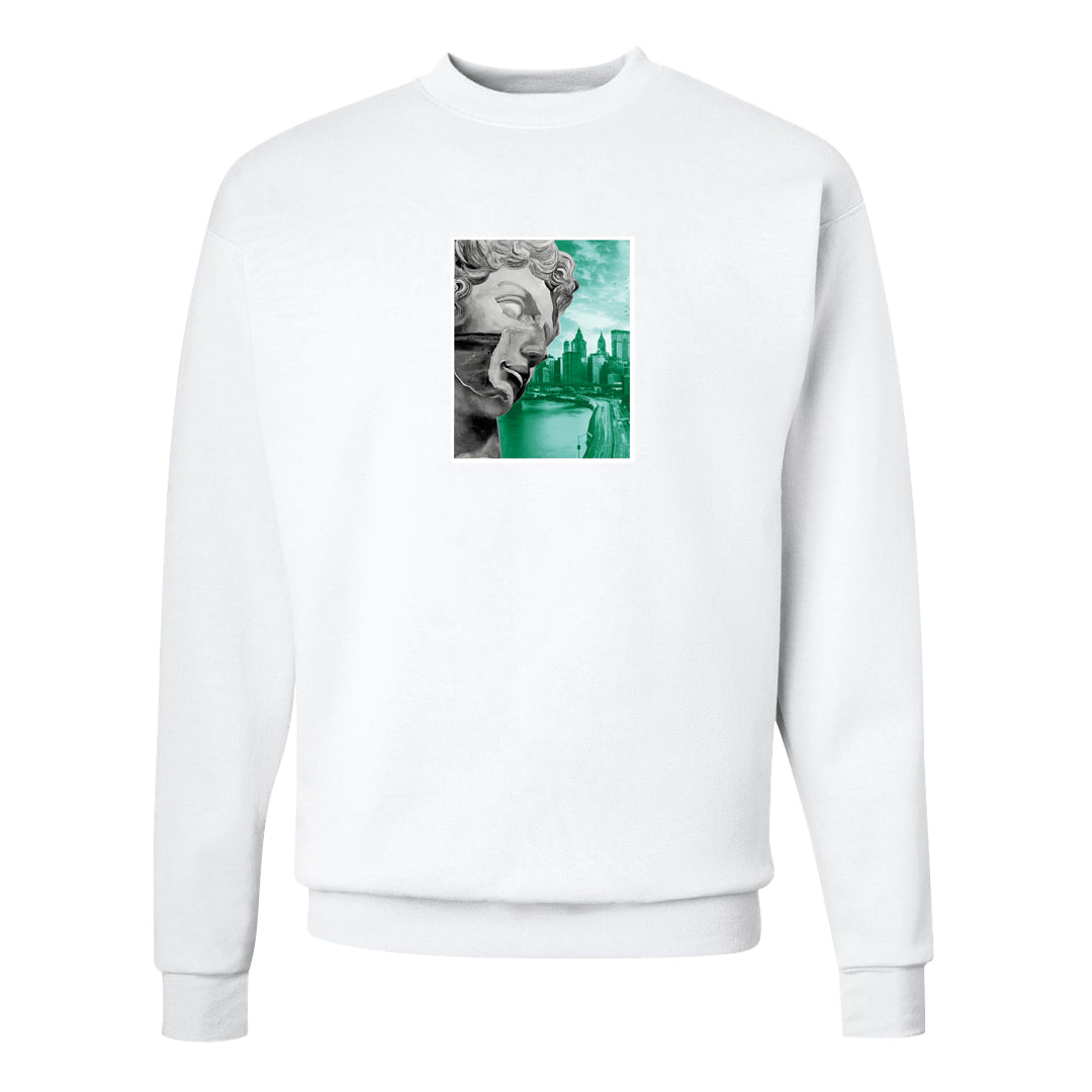 Lucky Green 2s Crewneck Sweatshirt | Miguel, White