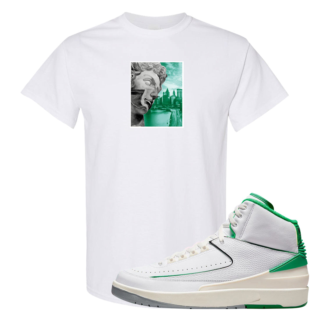 Lucky Green 2s T Shirt | Miguel, White