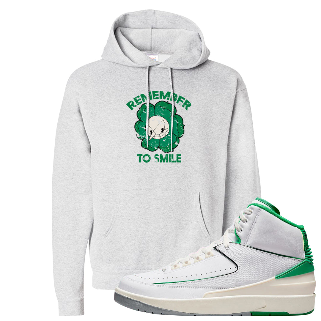 Lucky Green 2s Hoodie | Remember To Smile, Ash