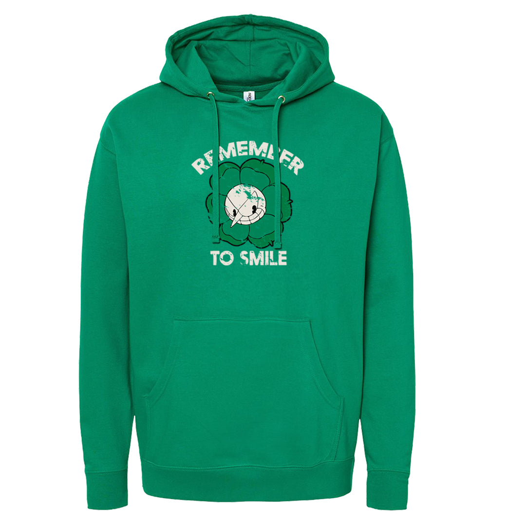 Lucky Green 2s Hoodie | Remember To Smile, Kelly Green