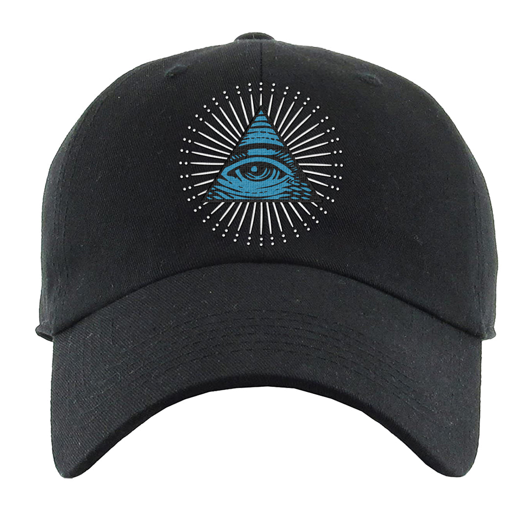 UNC to Chi Low 2s Dad Hat | All Seeing Eye, Black