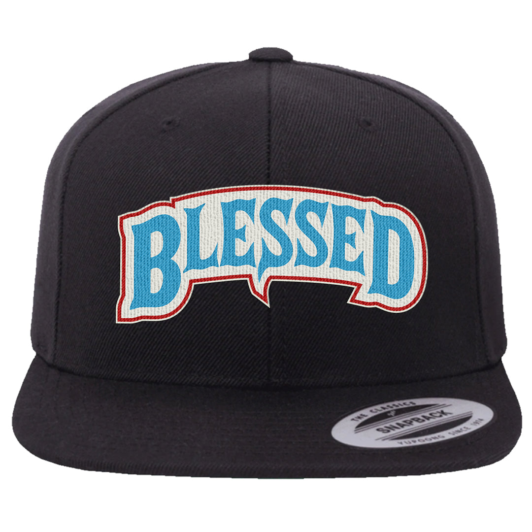 UNC to Chi Low 2s Snapback Hat | Blessed Arch, Black
