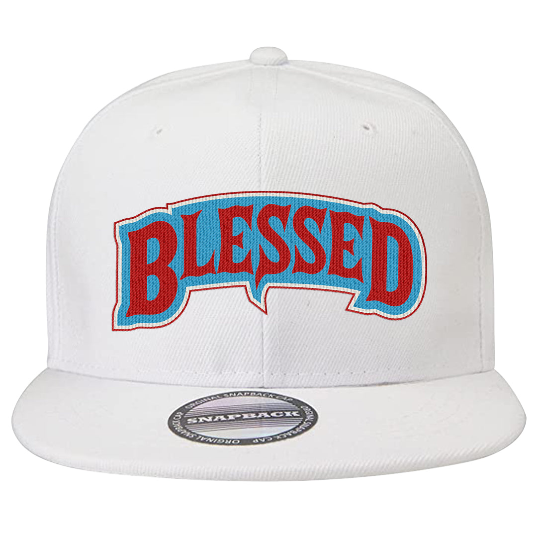 UNC to Chi Low 2s Snapback Hat | Blessed Arch, White