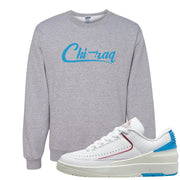 UNC to Chi Low 2s Crewneck Sweatshirt | Chiraq, Ash