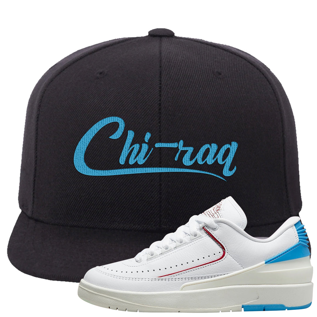 UNC to Chi Low 2s Snapback Hat | Chiraq, Black
