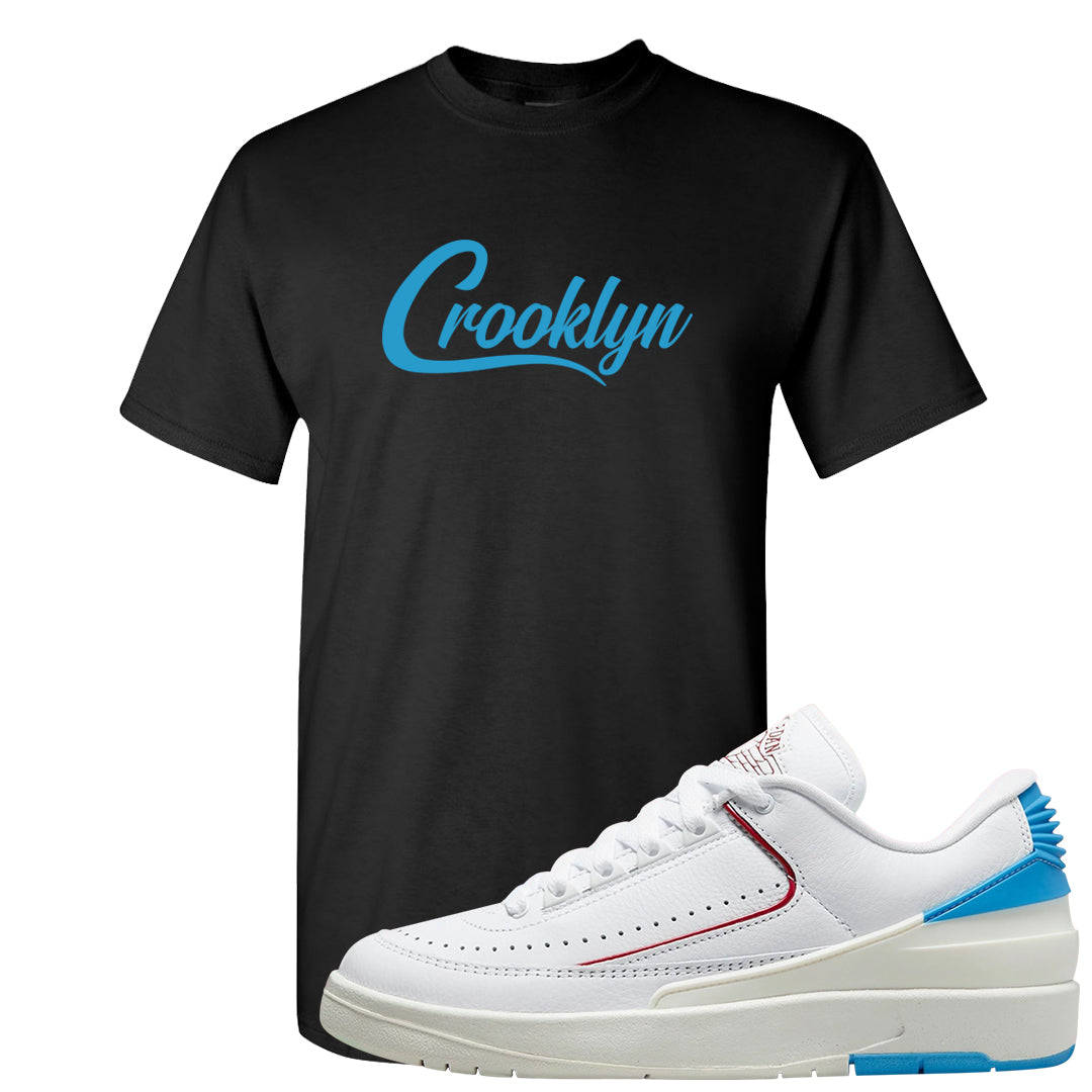 UNC to Chi Low 2s T Shirt | Crooklyn, Black