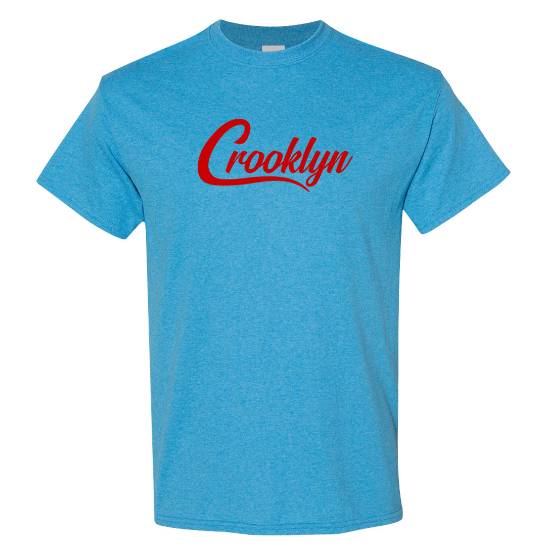 UNC to Chi Low 2s T Shirt | Crooklyn, Heather Sapphire