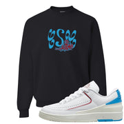 UNC to Chi Low 2s Crewneck Sweatshirt | Certified Sneakerhead, Black